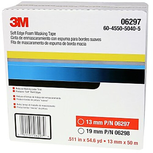 3M Soft Edge Foam Masking Tape 06297 13 mm × 50 m